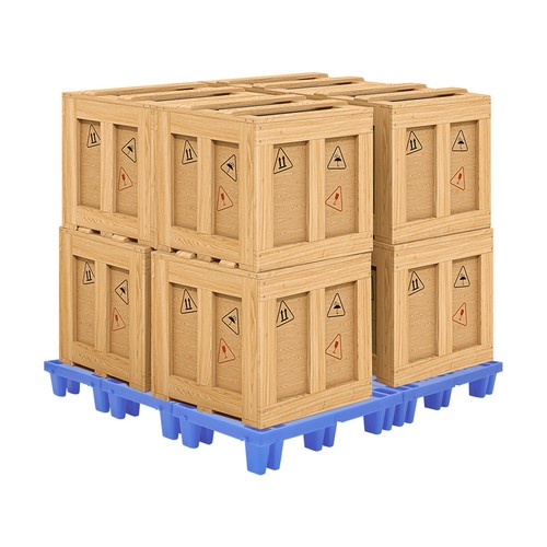 Plastic floor pallet - plastic, pp