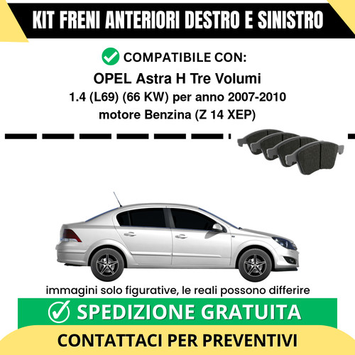 Pastiglie freno anteriori per - freno,