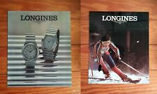 Pannello pubblicità Longines sci plastica evian vintage olimpiadi sport orologi