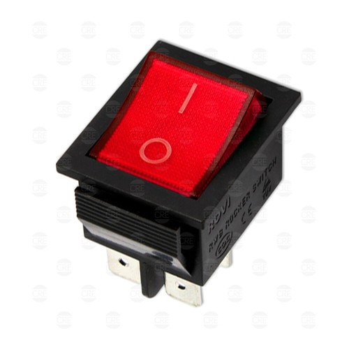 Interruttore bipolare rosso - interruttore,