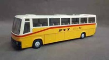 Modellino in scala 1/50 Pullman Volvo PTT Modellini di Autobus Giallo Giocattolo