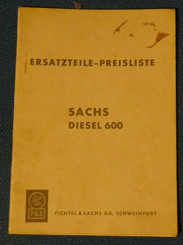 Motore sachs diesel - motore, 600