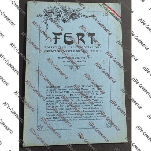 Fert bollettino associazione - fert,