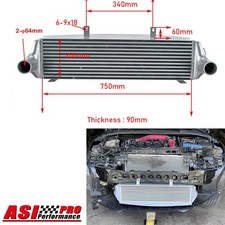 Intercooler alluminio per Ford