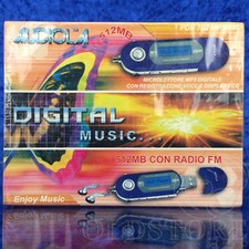 ►AUDIOLA PDR 702◄MICROLETTORE MP3 512MB DIGITALE REGISTRATORE VOCALE RADIO