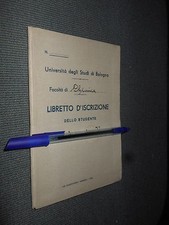 Libretto R. Università degli Studi di Bologna Chimica 1944-45 R392 ^