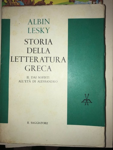 Lesky storia della - -,