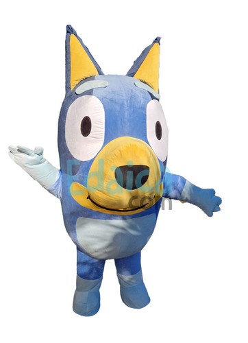 Mascotte bluey gonfiabile - mascotte,