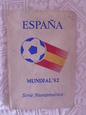 MONDIALI CALCIO SPAGNA 1982 ESPANA '82 RARO ASTUCCIO MONETE MUNDIAL NUMISMATICA