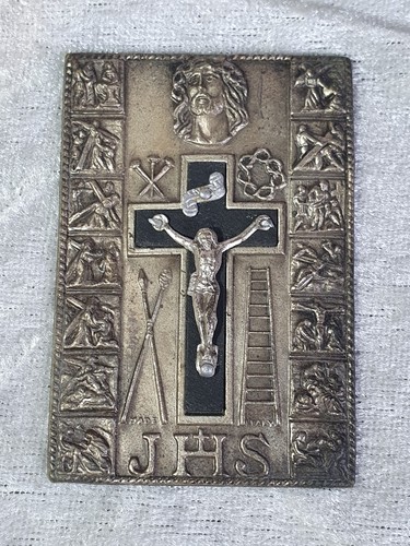 Via crucis plaque silver - via,