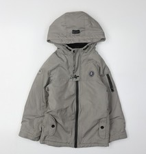 Giacca parka ragazzo grigio Mayoral con cappuccio invernale 7 anni