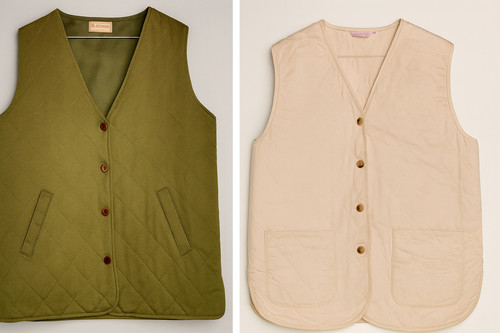 Stock gilet trapuntino - stock,
