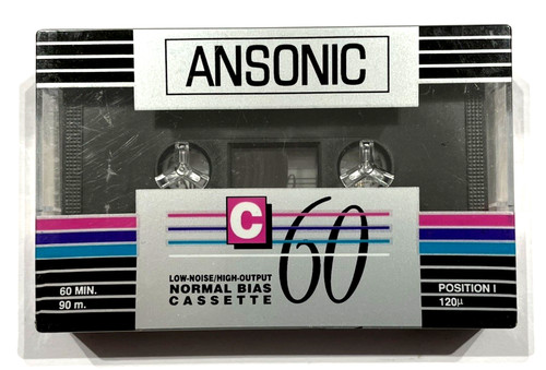 Ansonic audiocassetta - ansonic, c-60