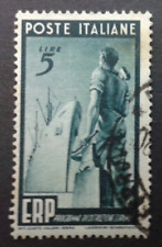 REPUBBLICA - VALORE DA 5 LIRE - E.R.P. - 1949 - USATO - (117)