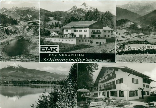 Cartolina baviera wertach - baviera,
