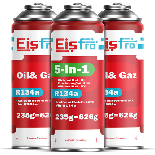 Refrigerante eisfro r134a 5 - 2x, r134a+5
