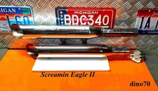 Harley Davidson terminali di scarico Screamin Eagle II cromo per Softail Fat Boy