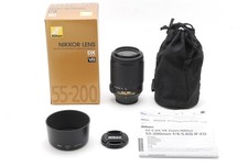 【Ottimo come nuovo con scatola】 Nikon AF-S DX VR Zoom Nikkor 55-200 mm f4-5.6G IF-ED dal GIAPPONE