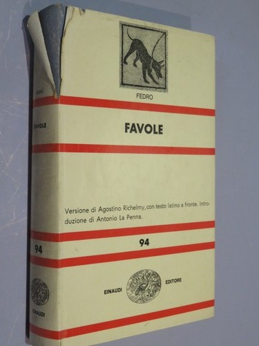 Favole testo latino fronte - a,