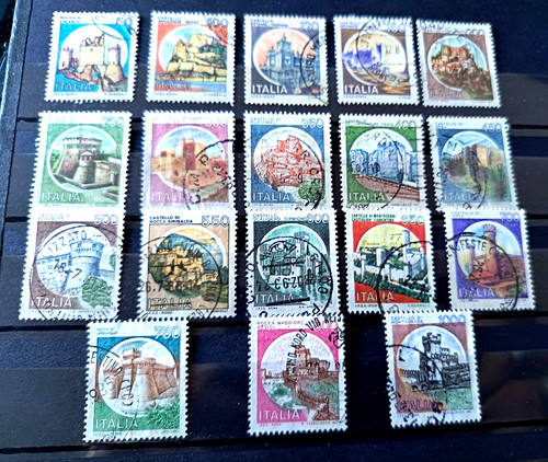 Italia 18x castelli palazzo - italia,