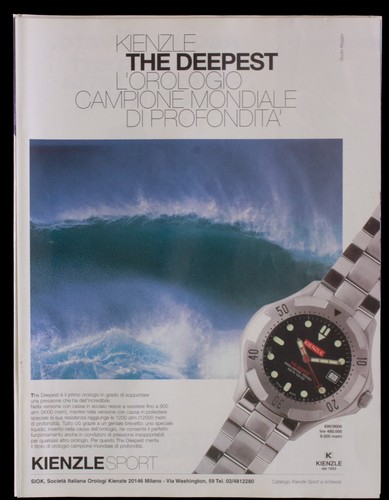 Pubblicità orologio kienzle - pubblicitÀ,
