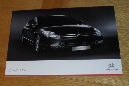 Brochure citroen 2009 2010 - brochure, c6