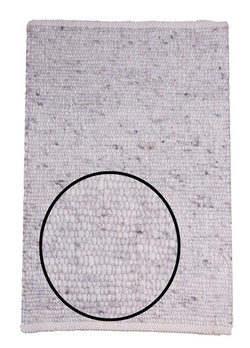 Tappeto bianco tessuto mano - tappeto,