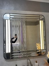 specchio antico grande Ottone