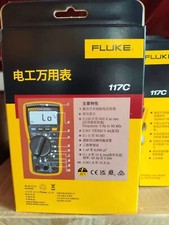 Nuovo misuratore multimetro retroilluminazione FLUKE 117C 117 HAVC DMM F117C di Fedex o DHL