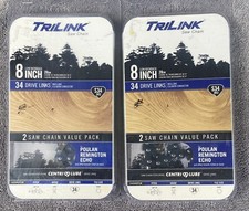 Due 2 Confezioni Catena Motosega TriLink 8 Pollici S34 Pole Saw 14334X2TLW Echo Remington