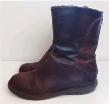 Khrio scarpe stivali pelle marrone numero 38