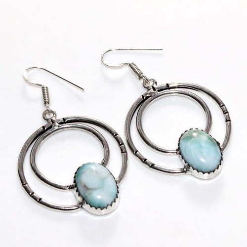Orecchini decenti larimar - orecchini,