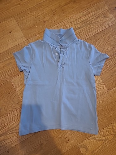 Polo blu manica corta bambino