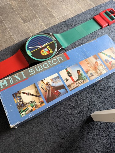 Old swatch watch clock - , maxi