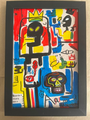 Basquiat disegno quadro su - disegno,