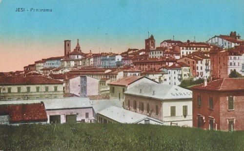 Cartolina jesi ancona marche - jesi,