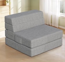 Divano Letto Pieghevole Singolo, Divano Futon per Camera da Letto e Soggiorno, 6 Pollici