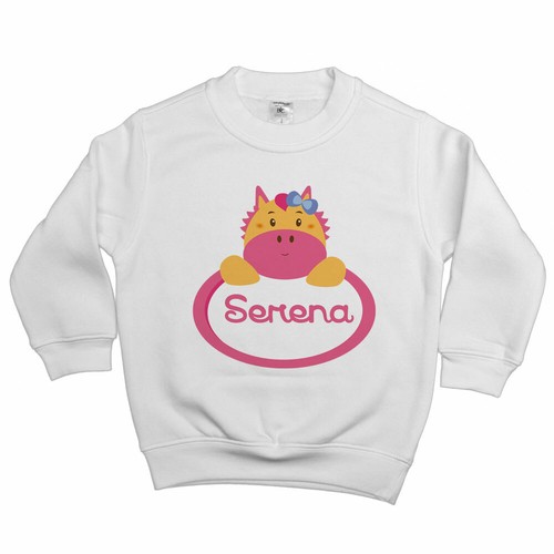 Felpa bambina personalizzata