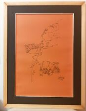 SALVADOR AULESTIA (1915 -1994 )   50x70 - Archiviato no Schifano no Angeli