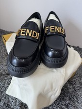 Mocassini Fendi Logo-Placca