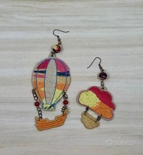 Orecchini in pizzo ricamati