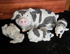 Lot of 4 Resin Spotted Mama