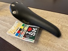 NUOVA NOS 1993 Sella vintage San Marco Regal in pelle traforata nera