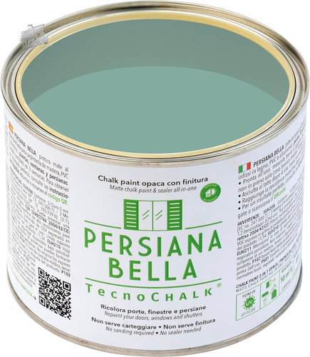 Chalk paint persiane porte - paint,