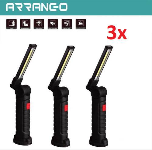Lampada torcia lavoro - 3x, da