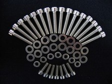 KIT BULLONI LUCIDATI COPRI DISTRIBUZIONE MOTORE BMW R1200GS R1200RT R1200S ACCIAIO INOX