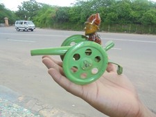 Giocattolo In Latta Vintage Meccanico Cannone/Fucile, Giappone?