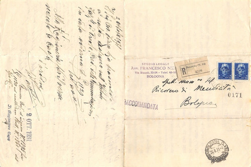 70c lettera raccomandata - 12-70c),