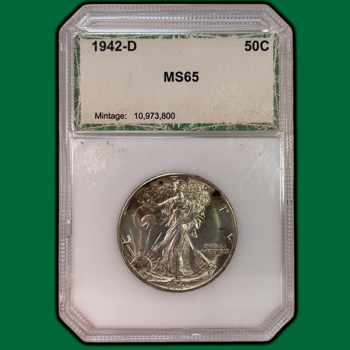 Moneta mezzo dollaro 1942-D