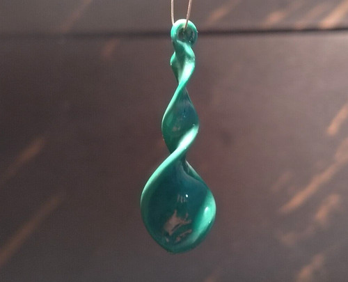 Pendente foglia vetro - in,
